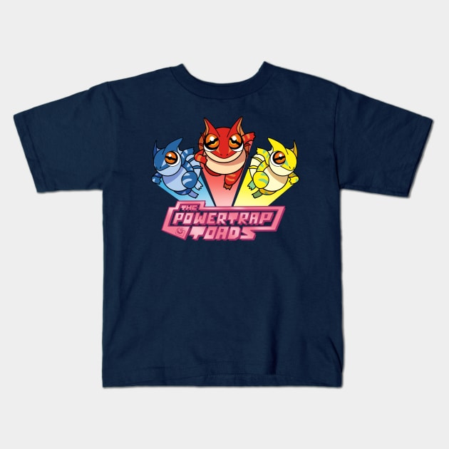 the Powertrap Toads Kids T-Shirt by Ashmish